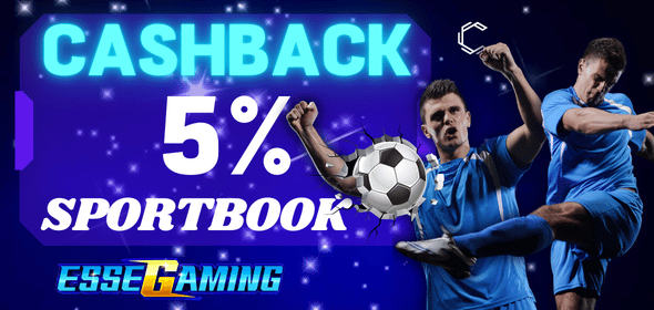 CASHBACK SPORTBOOKS 5%